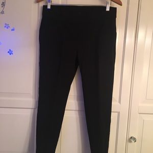 Black midline skinny pant